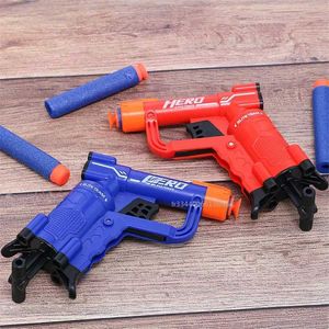 Gun Toys 2024 newest Mini gun soft bullet hand suit for charging balls Nerf toy gun for kids arrow toy ball gun gift for Christmas 240307