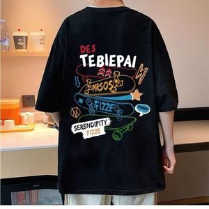 Homens e mulheres Chaopai High Street Americano de manga curta para homens verão Piaoshuai Novo solto meia manga Instagram camiseta de algodão puro PLEIN BEAR