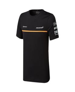 F1 McLaren 2020 McLaren 2020 Polyester schnelltrocknendes Herren-T-Shirt mit Rundhalsausschnitt, Sport-Kurzarm-T-Shirt-Rennanzug mit th2233882