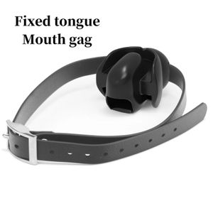 2024 Lingua fissa Gag in silicone Palloncino con acqua Gioco per adulti Giogo Bondage Coppia Controllo erotico Prodotto erotico per adulti Sex Shop 240312