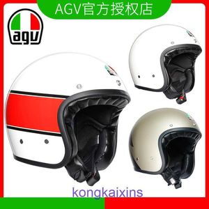 Casco mezzo AGV X70 in fibra di vetro Four Seasons universale per moto Harley unisex Cool Riding