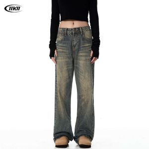 Casual Pants 11Kn American Pants Autumn 2023 New Low Waisted Micro Flared Slimming Straight Leg Jeans For Men Brand