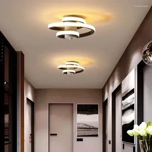 الثريات الحديثة ممر داخلي LED سقف لغرفة الطعام المعيشة ديكور المنزل غرفة نوم قاعة لامع بريق