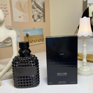 Parfym för män lyx 100 ml edt spray cologne rockstud noir naturlig långvarig trevlig doft manlig sexig charmig doft för gåva 3.4 fl.oz grossist