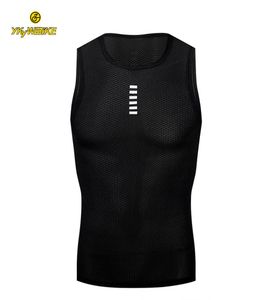 YKYWBIKE Men Cycling Base Layer Black Summer Jersey Cycling Vest Reflective MTB Road Bike Bicycle Vest Mesh Underwear Cycling Clot6008302