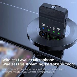 Mikrofone Mini -Mikrofon Wireless Lavalier Microfon Professional Audioempfänger Rauschabstündung tragbarer Bluetooth