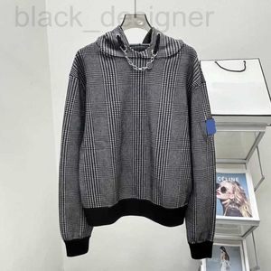 Women's Hoodies & Sweatshirts designer Donkey's coat unisex 2023 autumn/winter new casual and high-quality plaid chain hooded sweater 9HAC