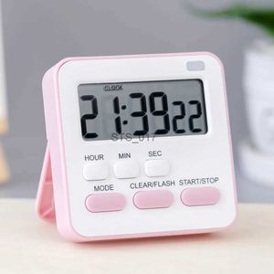 Other Clocks Accessories Portable Mini Digital Clock with Flashing Light Timer Cooking Kitchen Sport Study Game with Countdown Alarm Clock 2023L2403