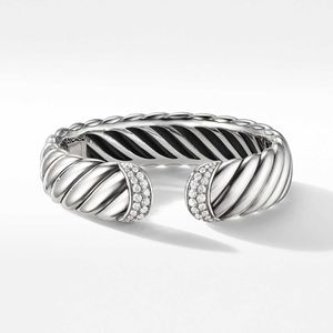 AA Designer Bangle Sweet Hambra Bransoletka Jade Dy Man 925 Sterling Srebrna podwójna głowa w stylu Węża Węża Bransoletka do bezpośredniej sprzedaży onfw