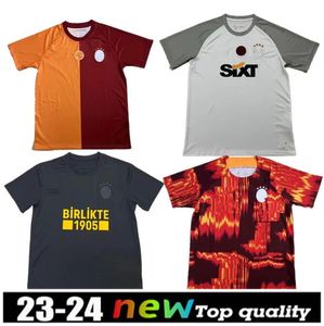 23 2024 Galatasaray Turquia ICARDI Camisas de futebol Zanioli Bakambu Mertens Zaha Akgun Akturkoglu 100º aniversário Terceira liga dos campeões 23 24 camisa de futebol8899