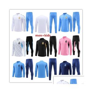 Camicie da esterno 22 23 24 Maglia da calcio Argentina a 3 stelle Maglia da allenamento Messis Maglia da calcio Maradona Di Maria 22/23/24 Uomo Bambini Kit Tra Ottzu