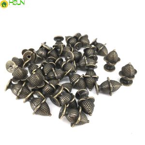 10pcs Small Cabinet Dresser Cupboard Bin Handle Antique Mini Jewelry Box Chest Case Drawer Door Pull Handle 25 18MM243z