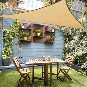 160GSM 90% Anti UV HDPE Sun Shade Net Home Garden Triangle Rectangle Gazebo Canopy Awnings el Swimming Pool Sun Sails 240309
