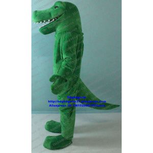 Mascot Costumes Green Crocodile Aligator Mascot Costume Adult Cartoon Postacie strój wczesne uczenie się ambulatoryjne chodzenie ZX2259