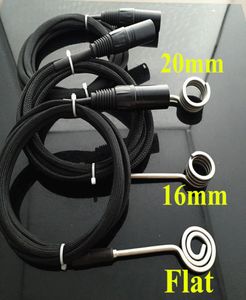 Ebanger-Spulengröße: 16 mm, 20 mm, flache Ebanger-Spulenheizung, Kevlar, 5 Pins, 5 Fuß Heizspulenläufer von Hyman Domeless Banger Nails Da1224640