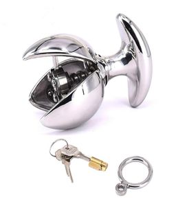 2024 aço inoxidável bloqueio anal âncora ajustável butt plugs metal anal sexo brinquedos para mulheres e men1633207 melhor qualidade