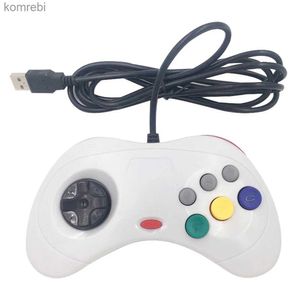 Kontrolery gier joysticks USB klasyczny kontroler gier Gamepad Joypad Wired Gamepads for Sega Saturn System Style na PC L24312