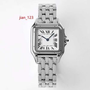 Womens Watch for Ladies Watch Square Panthere Quartz Movement Watches Square Tank Women Rose Gold Silver Watches Montre de Luxe Business C318 AAA Watch