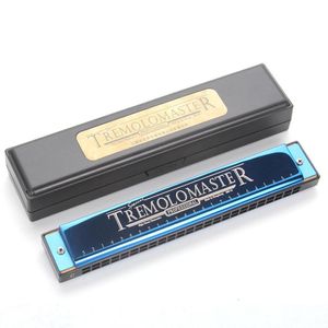 Beginner039s Harmonica Quality Goods 24 Hole Tremolo C Adult Student Performance Students039 Musical Instruments in Class Pu5522091