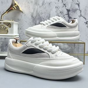 Business Party Style Dress Italian Wedding Shoes Fashion Vulcanize Breatble Sneakers Round Toe Thick Bottom Fritid Walking Loafers W33 599