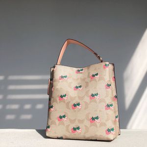 デザイナーハンドバッグ女性ショルダーバッグチャーリープリントレザーハンドバッグ女性財布大きなハンドバッグ