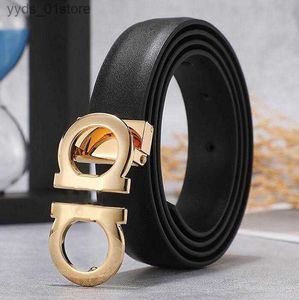 Belts Men Women Solid Belt Womens Genuine Leather Black And White Color Bronze big buckle Designers Cowhide Belts For Mens Luxurys Waistband 2.5cm L240312