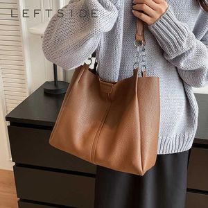 HBP Small 2 Pcs/set Shoulder Bags for Women Simple Tote Bag 2024 Winter PU Leather Hand Bag Lady Travel Handbags