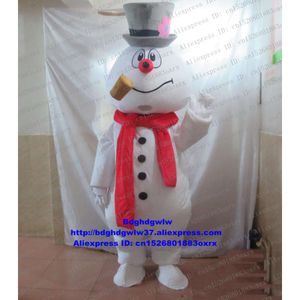 Maskot Kostümleri Noel Sıcak Frosty Snowman Snow Man Maskot Kostümü Yetişkin Karikatür Karakter Kampanyası Propaganda resmi tatiller ZX951