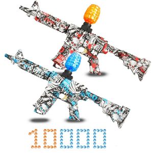 Gun Toys Gun Toys 2024 Gel Ball Toy 2 Set of Automatic Electric Powered Toy For Kids Team Game Playing With Christmas Birthday Gifts 2400308