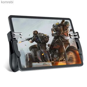 Gamecontroller Joysticks H11 6 Finger Mobie Controller für PUBG Gamepad Tablet Trigger Griff Tragbare Game Grip Griffe für Ipad iPhone Samsung L24312