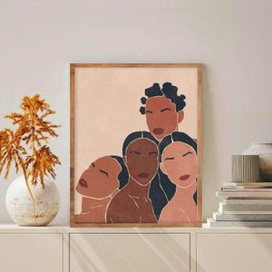 Paintings Black Girl Power Strong Female Canvas Painting Art Nordic Posters And Prints Wall Pictures For Living Room Decoration Fr2805