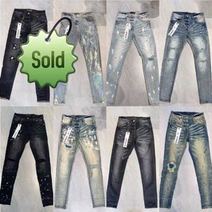 Designer Jeans Mens Denim Embroidery Pants Fashion Holes Trouser US Size 28-40 Hip Hop Distressed Zipper trousers For Male 2024 Top Sell