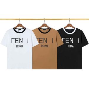 Mens Fashion T-shirt Casual Polo Designer T-shirt 3D Letter Print Mens and Womens Business T-Shirt Kort ärm Sweatshirt Luxury Bomullsdragare Asiatisk storlek M-3XL