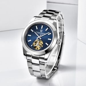 Tourbillon 40mm PAGANI DESIGN Men's Watch Mechanical Automatic Top Men Wristwatches3069