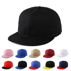 Ball Caps moda solidna czapka baseballowa płaskie szczyt Hip Hot Hats Men Men Snapback Caps Mężczyzna Bone Band Kpop Casual Travel Outdoor Sun Hatsl2403