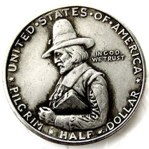 EUA 1920 Pilgrim Half Dollar Craft comemorativo de prata copia Copin Coin Factory Nice Home Acessórios2116