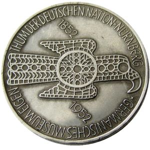 DE11 Tyskland Silver 5 Deutche Mark 1952d Craft Silver Plated Copy Coin Metal Dies Manufacturing Factory 2826