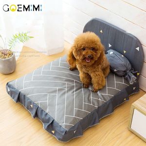 Dog Bed Cushion for Large Lovely Puppy Breathable House Pad Pet Nest Sofa Blanket Mat for Animals Y200330294l