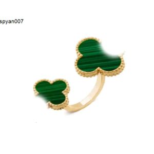 Klassisk Clover Ring Diamond Butterfly Designer Ring of Love Ring Gold Silvery Ring Gift