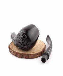 Classic Carved Wooden Smoking Pipe Tobacco Accessory Traditional Style Natural Handmade Cigar Pipe Curved Smoke Tools Gift T2007244482774
