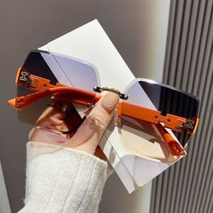 8A Qualität Designer H Home Sonnenbrille 2024 Neuer Trend Advanced Sonnenbrille Damen Slim Face Box Koreanische Ausgabe UV-Schutz