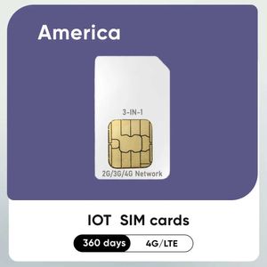 4G LTE M2MデータSIMカード360日500MB IoTデバイスペットカラーGPSトラッカーウェアラブル私たちのみをご覧ください