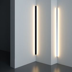 현대식 LED 조명 미니멀리스트 코너 LED 벽면 스콘 계단 침실 침대 옆 램프 실내 조명 239S