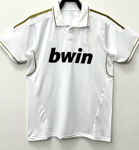 2011/12 레트로 축구 유니폼 Raul R.Carlos Beckham I.Casillas 빈티지 클래식 풋볼 셔츠 키트 Maillot Uniform de Foot Jersey