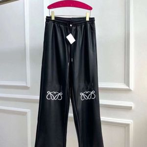 Spring Women Pants Designer spodnie damskie graficzne hafty graficzne proste nogi dresowe talii
