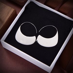 High polished designer earrings various vintage designer earring big stud women jewelry drop earring for sensitive ears hypoallergenic party orecchini zh132 E4