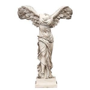 Figure della dea della vittoria europea Scultura in resina Artigianato Decorazione della casa Retro statue astratte Ornamenti Regali aziendali 210827310m