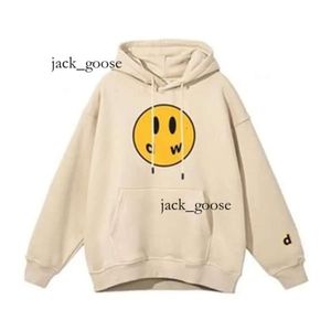 Draw Hoodie von höchster Qualität. Hoodies Sweatshirts Yellow Man Retro Smiley Face Sweatshirt T-Shirt Ärmel Drews Hooded 968