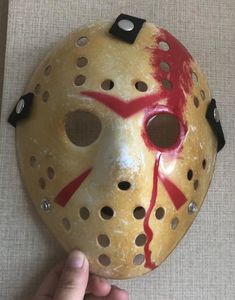 Nova cicatriz sangrenta delicada Jason Voorhees Freddy Hockey Festival Party Halloween Mask2638471