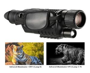 WG540 5x40 Digital Night Vision Monocular 200M Range Infrared Cameranight Vision Hunting Scope Night Vision Optics Hunter Scope FR8570507